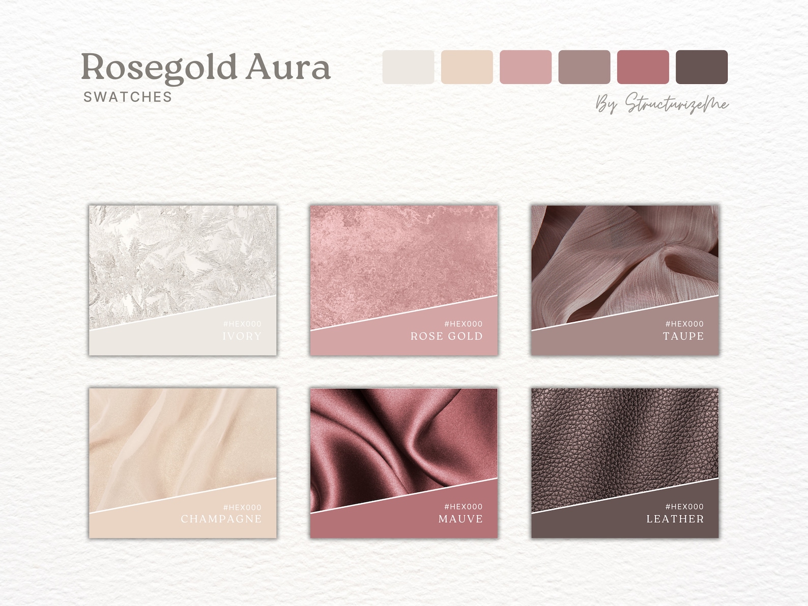 Brand Color Palette Rose Gold Color Scheme Rose Gold Color Palette Pink