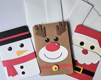 Christmas Cards: Handmade Christmas Card Set with Envelopes