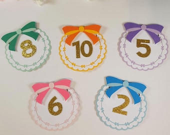 Handmade Number Photo Banner: First Year & Sweet 16 Birthday Decor