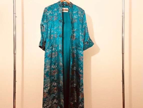Satin Embroidered Kimono