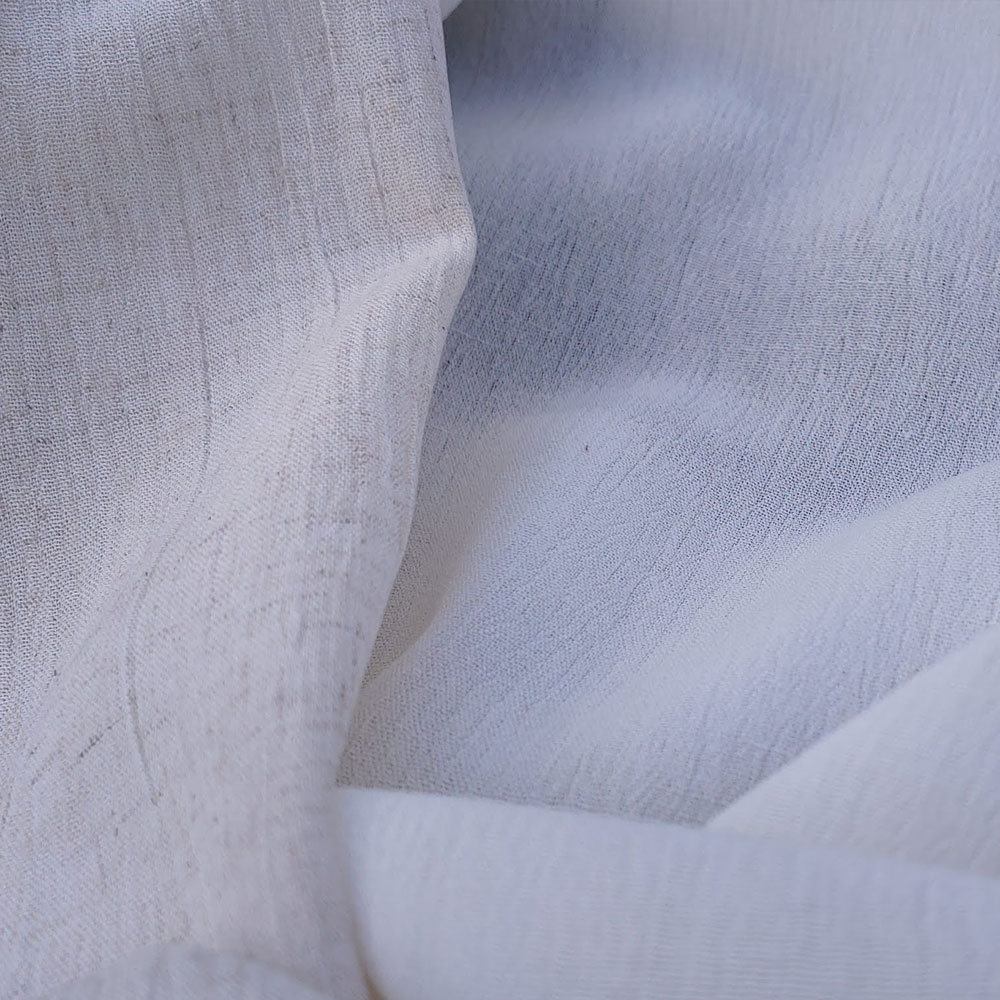 Linen Viscose wrinkled fabric with stretch effect soft touch Etsy