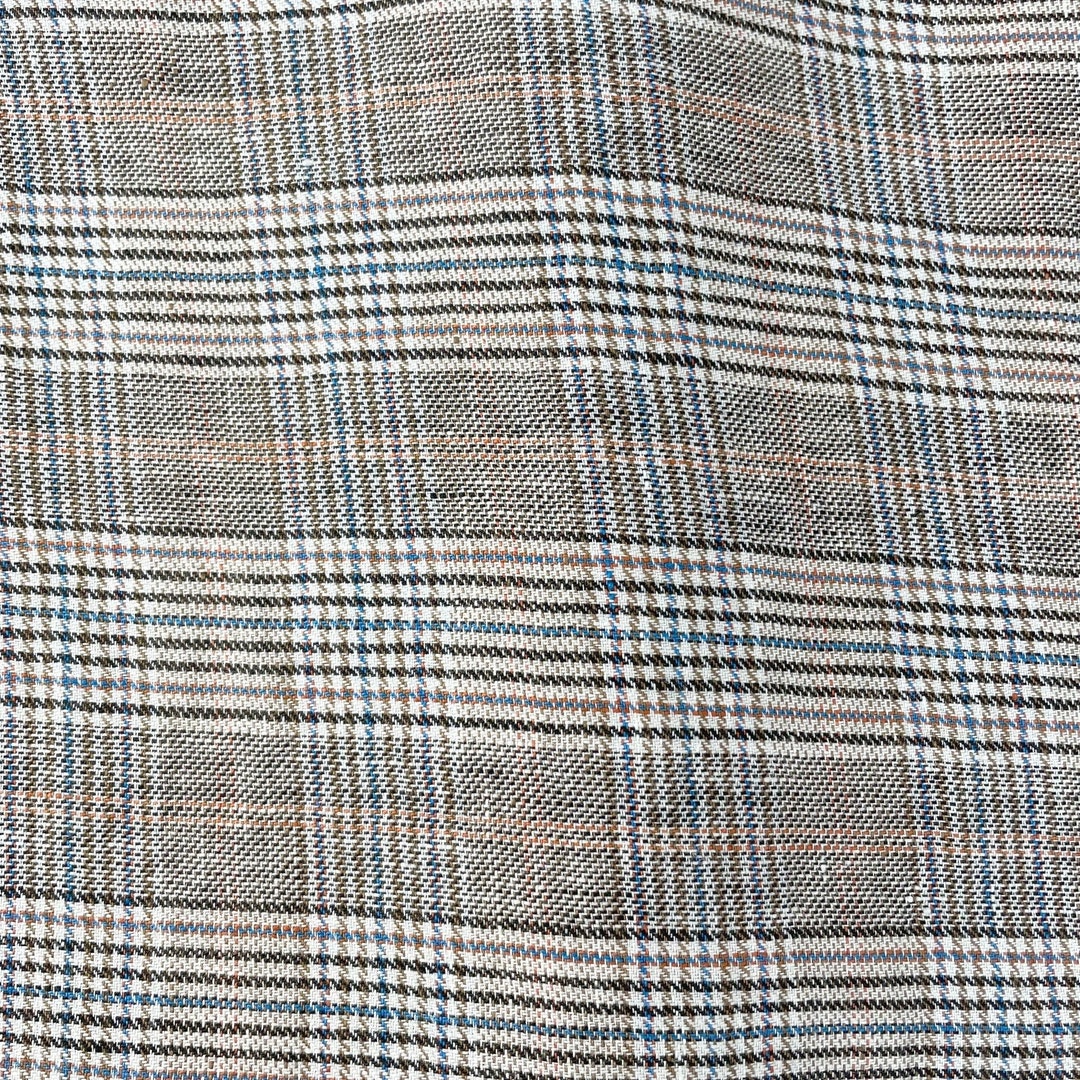 Linen Glen Check Fabric 7388 - Etsy