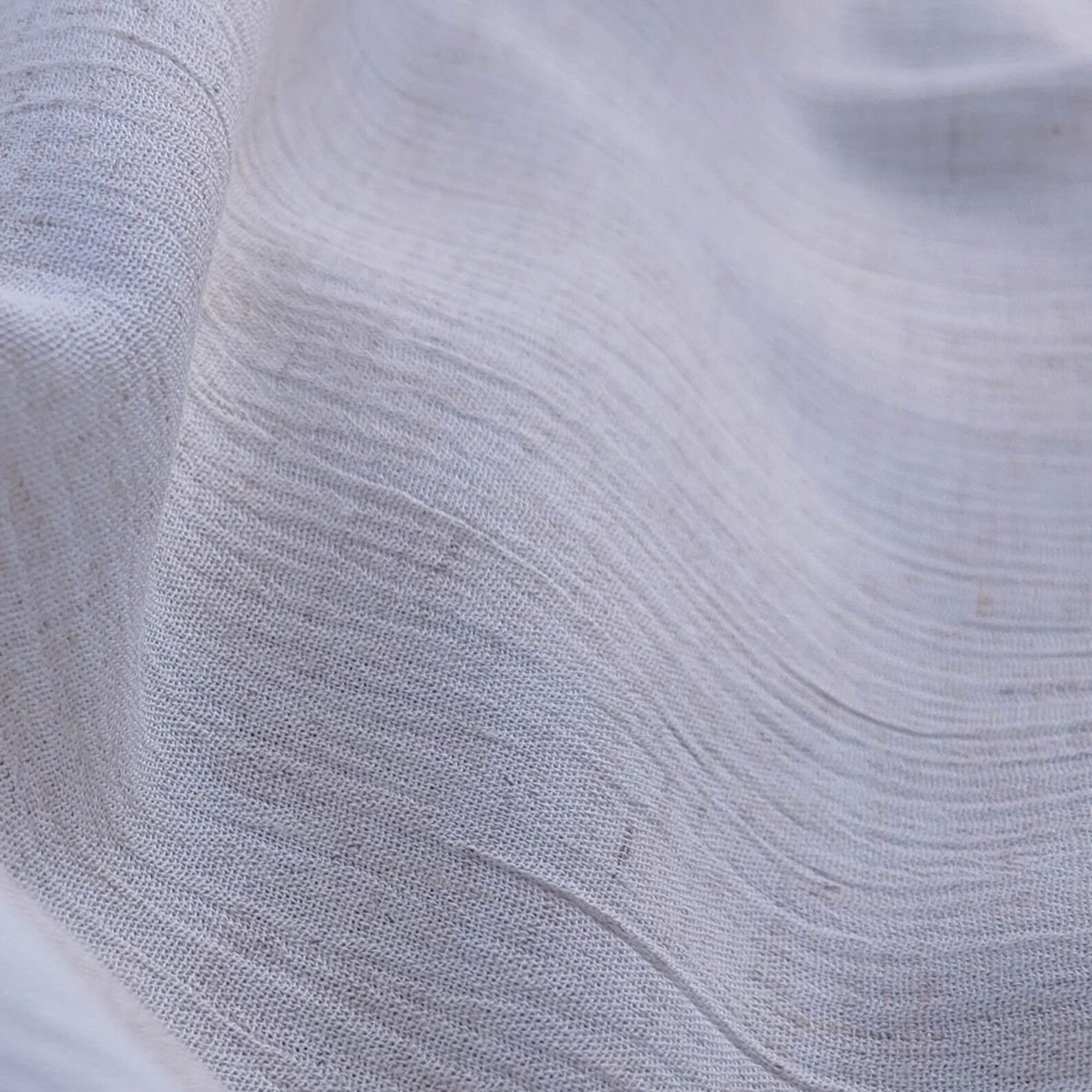 Linen Viscose wrinkled fabric with stretch effect soft touch Etsy