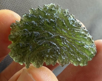 Maly Chlum Hedgehog - Rare 7.1 g - Moldavite Tektite - Extremely Powerful - True Gem