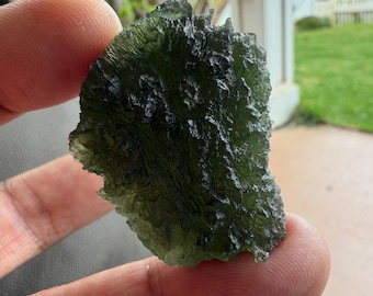 Besednice Stoh Moldavite Tektite - 21 g - Extremely Powerful