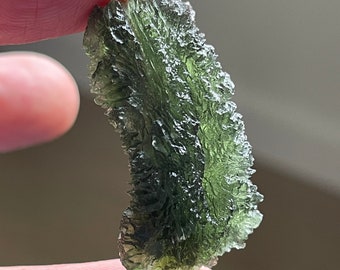 10.5 g Besednice Moldavite Tektite - Rare Collectible - Spikey Extremely Powerful