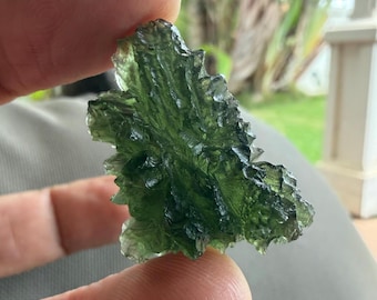Besednice Jezkovna Spikey Moldavite Tektite - 8.4 g - Collectible - Extremely Powerful
