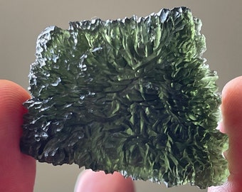 18.6 g Besednice Moldavite Tektite - Rare Collectible - Spikey Extremely Powerful