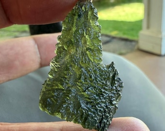 5.7 g Angel Chime Moldavite Tektite - Chlum Mine - Extremely Powerful