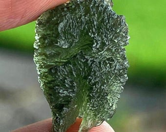 Museum Quality Moldavite Tektite - 4.52 g - Chlum Mine