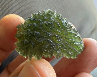Maly Chlum Hedgehog - Rare 7.1 g - Moldavite Tektite - Extremely Powerful - True Gem