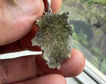 Besednice Jezkovna Moldavite Pendant - Rare 5.32 g - Extremely Powerful
