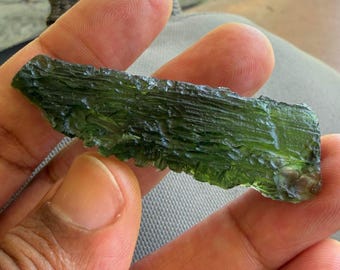AA+ Wing - Angel Chime Moldavite - Rare Slavce-Adamek Mine - 11.79 g - Extremely Powerful
