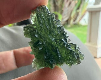 Besednice Jezkovna Spikey Moldavite Tektite - 8.4 g - Collectible - Extremely Powerful
