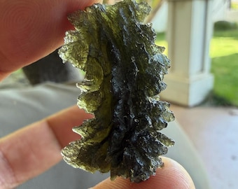 Besednice Jezkovna Moldavite Tektite - Rare 7.5 g - Collectible - Spikey Extremely Powerful