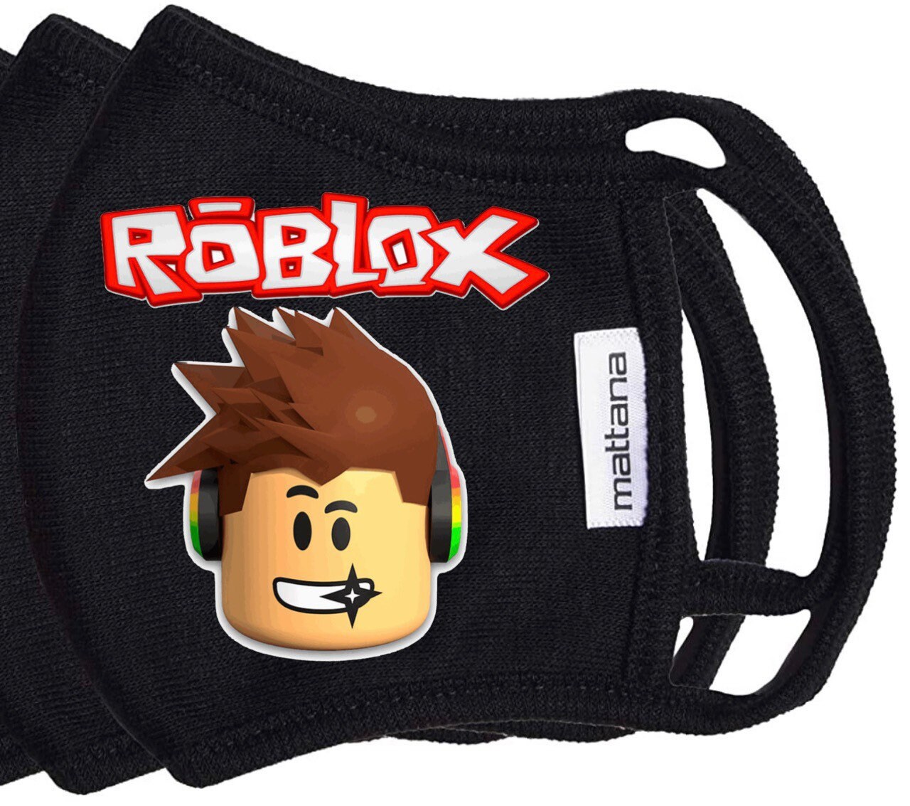 Kids Roblox Mask Face Mask Fitted MaskPremium Cotton Face Etsy