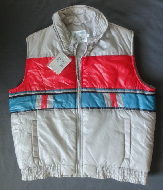 EMS vintage down vest 80s