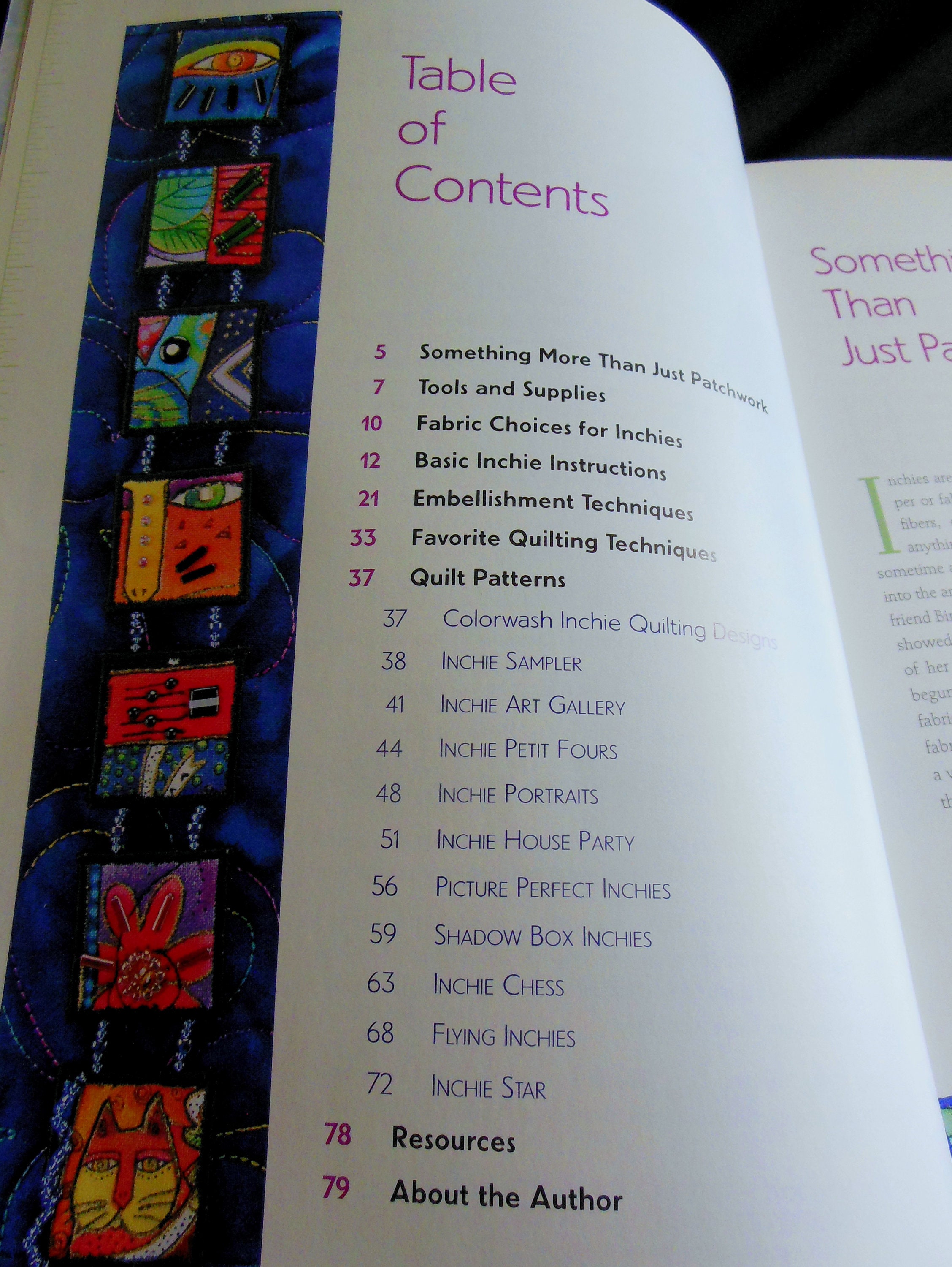INCHIE QUILTS by Nadine Ruggles AQS Publishing Paperback Book Patterns