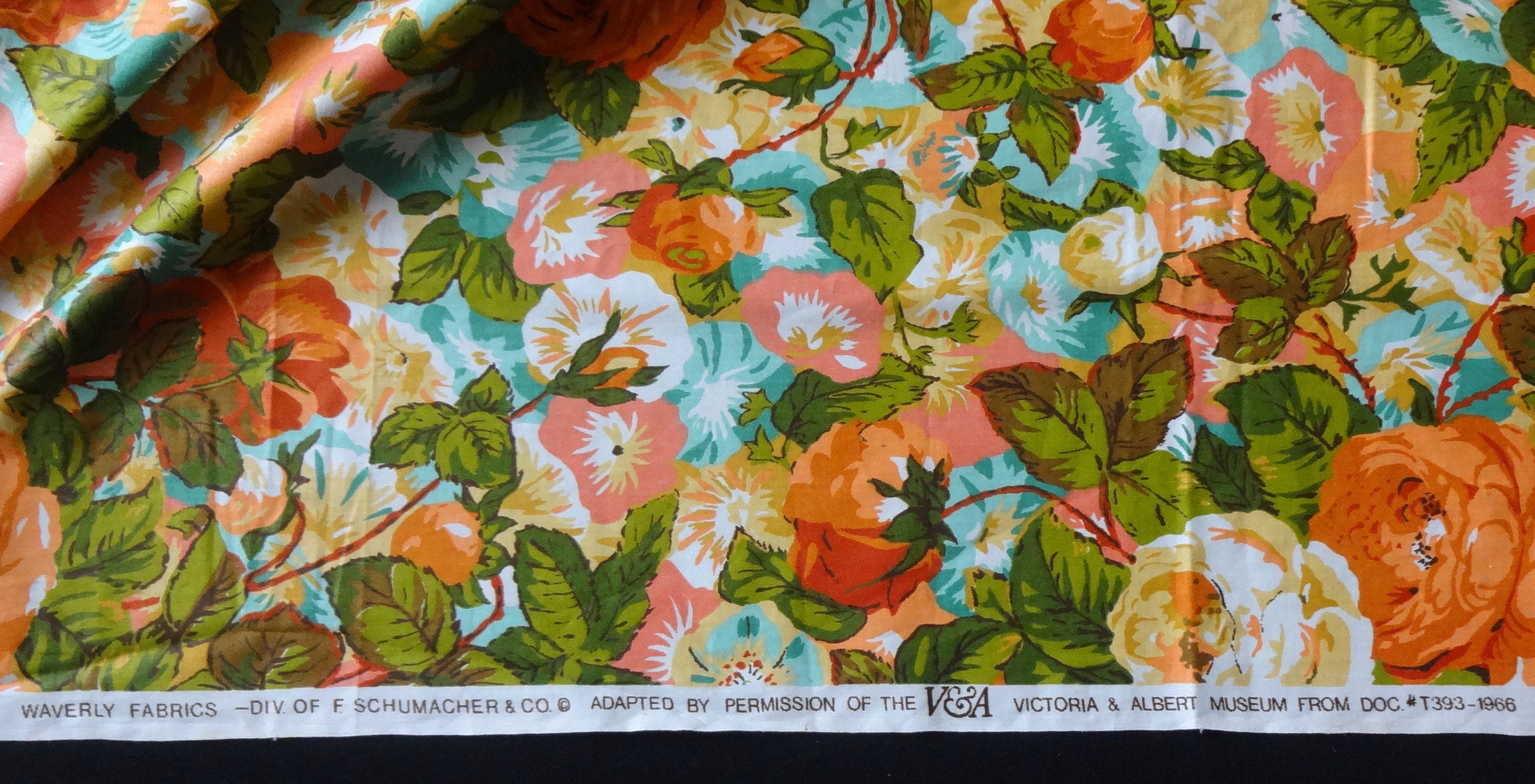 Waverly Schumacher Fabric Twickenham Bouquet Floral Victoria & Etsy
