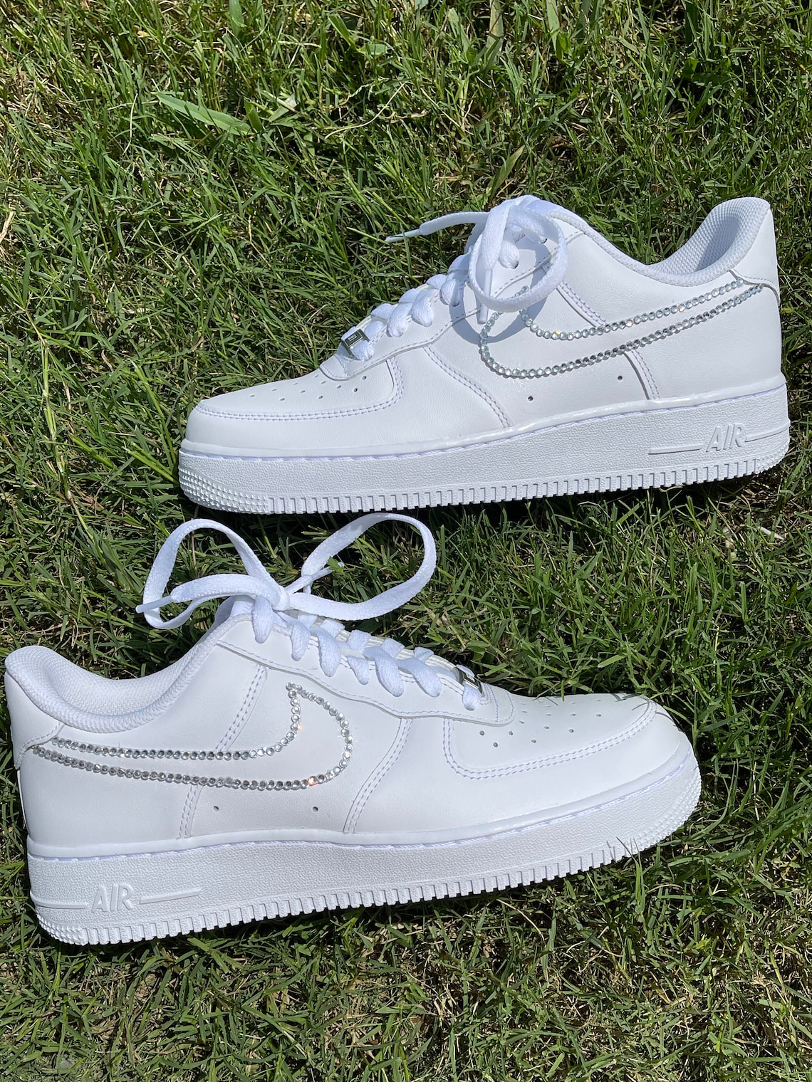 bedazzled nike air force 1