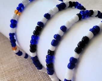 501st Binary Code Bracelet – Star Wars Inspired Seed Bead Jewelry