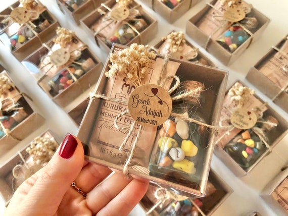 Wedding Favors for Guest in Bulk / Set of Coffee and Pebble - Etsy