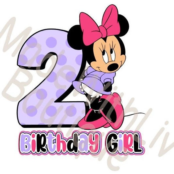 Minnie Mouse 2nd Birthday - Etsy
