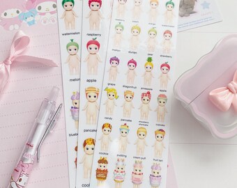 Sonny Angel Trinket Sticker Sheet | Cute Stickers, Deco, Korean ...