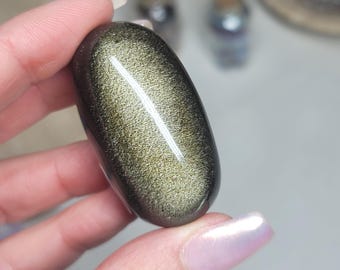 Gold Sheen Obsidian Shiva, Mexico – Protection • Truth • Personal Power |002