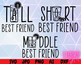 Download Tall Best Friend Svg Etsy