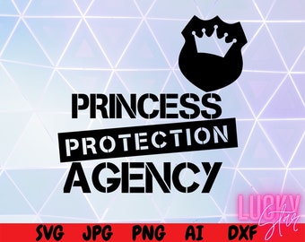 Princess Security Svg Etsy