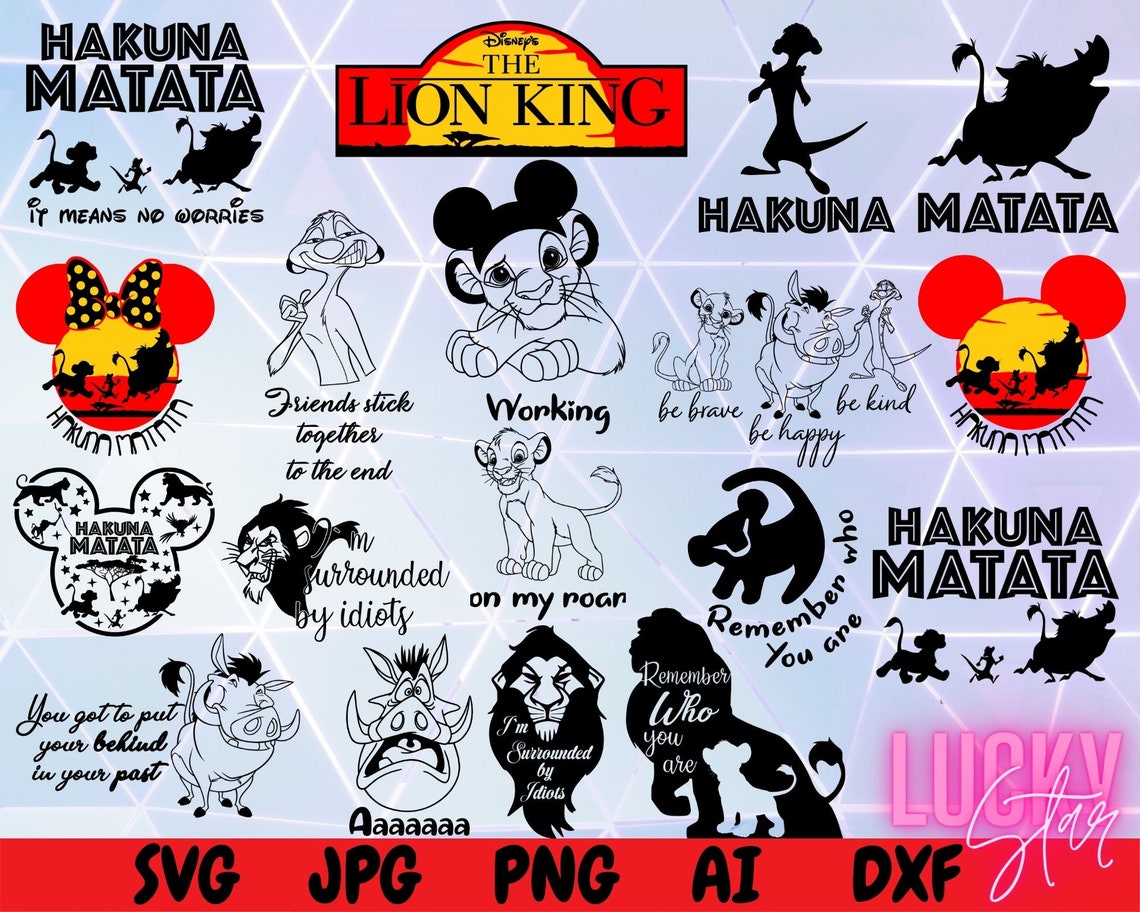 Free Free Lion King Svg Bundle 947 SVG PNG EPS DXF File