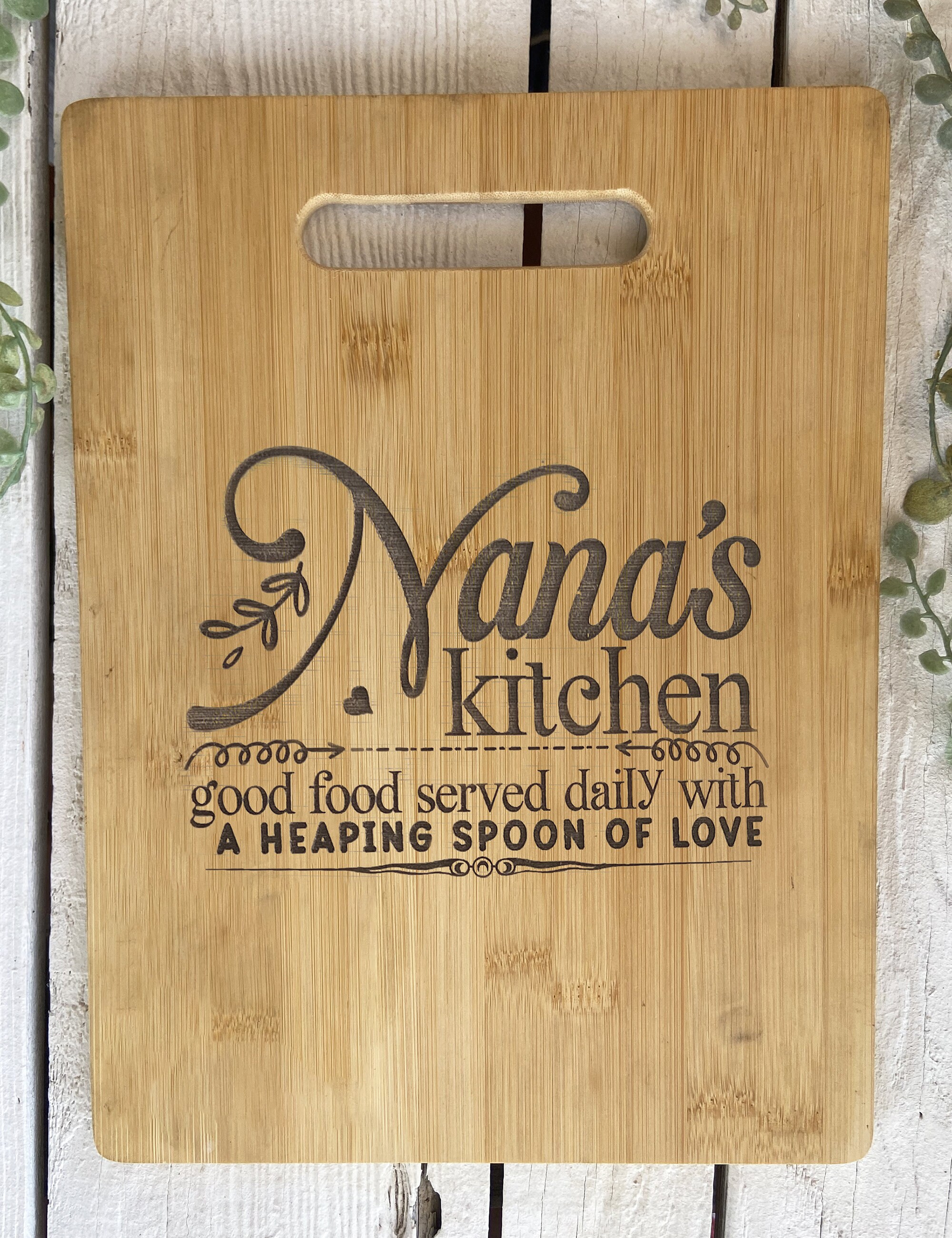 Nana's Kitchen Engraved Cutting Board – Hello Holly