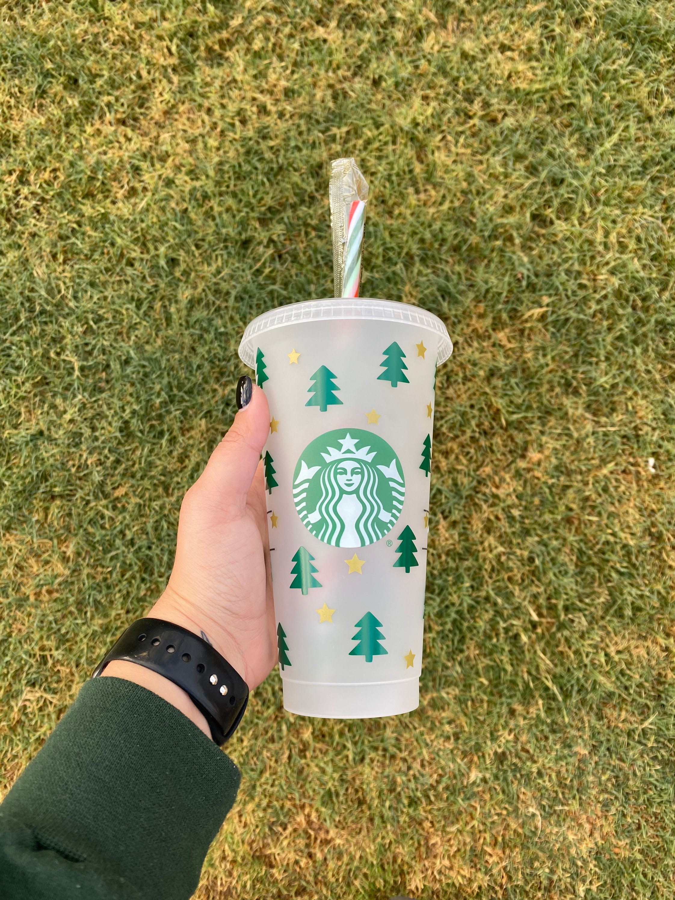 Christmas tree Starbucks cup – Fire Girl Design