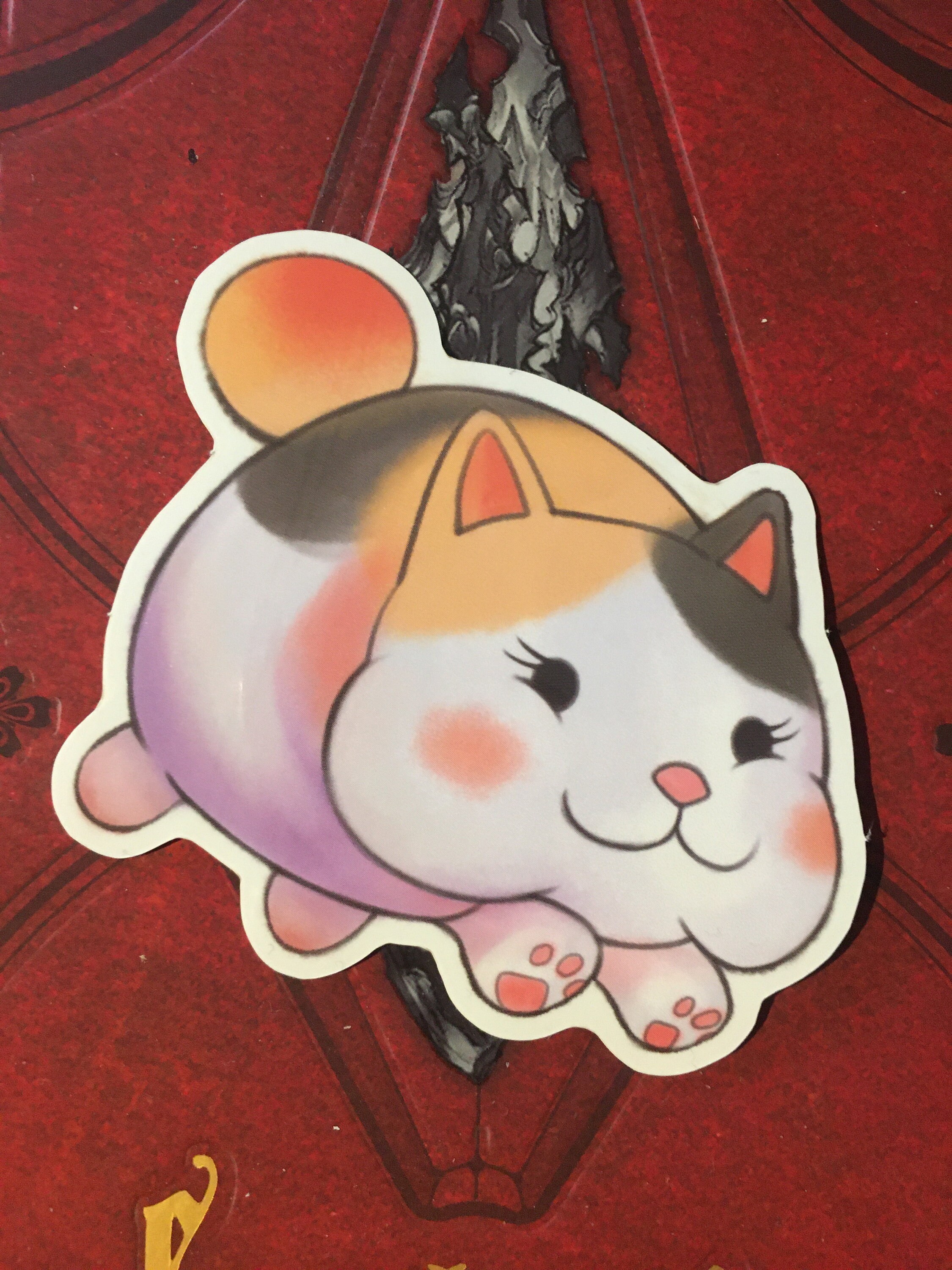 FFXIV 3 Fat Cat Minion Vinyl Sticker Etsy UK