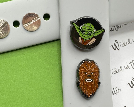 Chewie, Master Y with screw watch charm, Apple watch accessories, band button, apple watch charm, charm band