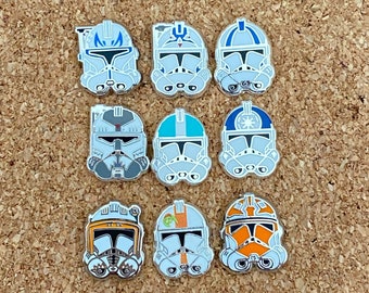 MINI Enamel Pins Clones Helmets / MINI FILLER Hard Enamel Pin /May 4th