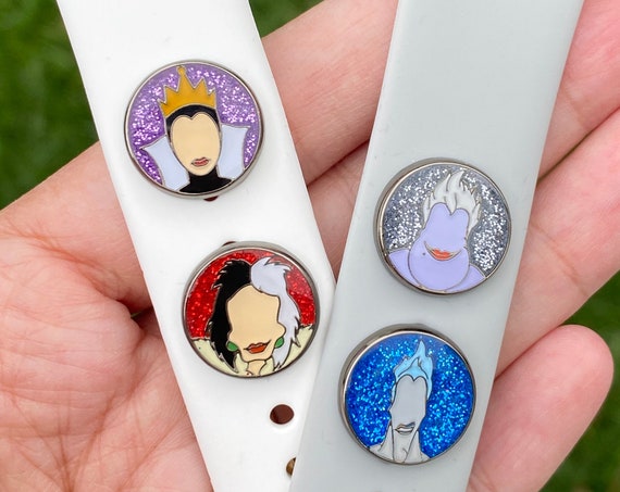 Villains pin and apple watch charm, Apple watch accessories, band button , Halloween jewelry