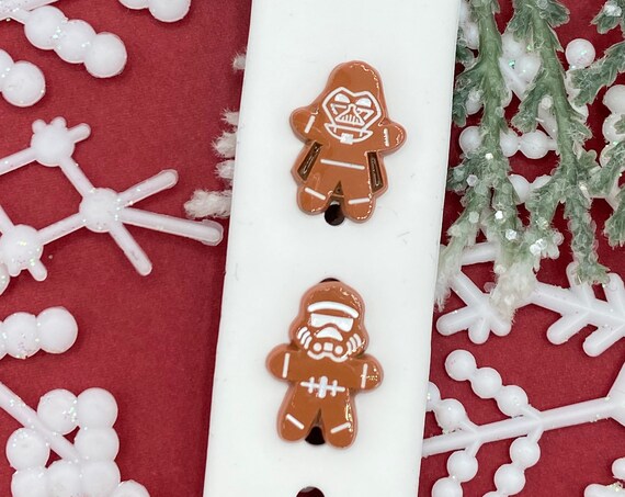 Cookie Stormtrooper, Christmas gift, Star Wars Christmas, apple watch charm, Apple watch accessories, band button, apple watch charm