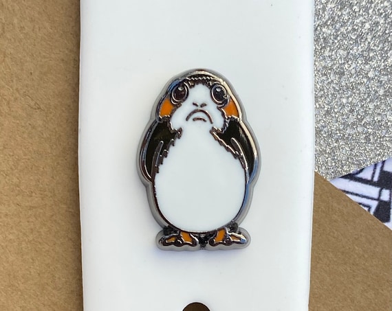 Porg band Charm, Star Wars Magic Band button, band stud, Disney charm