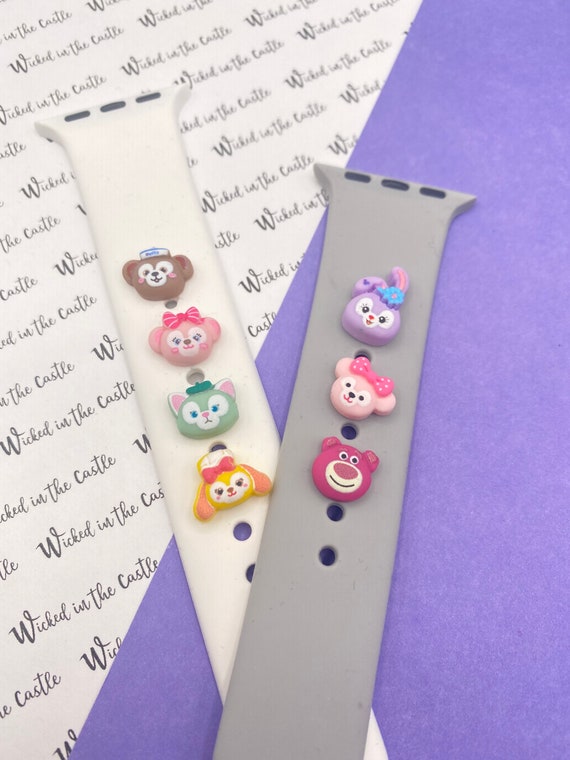 Fluffy friends Park Resin watch band/ magic band button