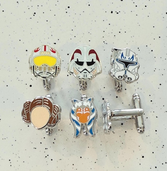 Galactic Heroes Cufflinks | Timeless Icons for Weddings & Everyday Style