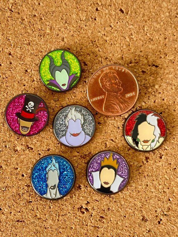 Villains MINI Enamel Pins/ MINI FILLER Hard Enamel Pin /Christmas gift