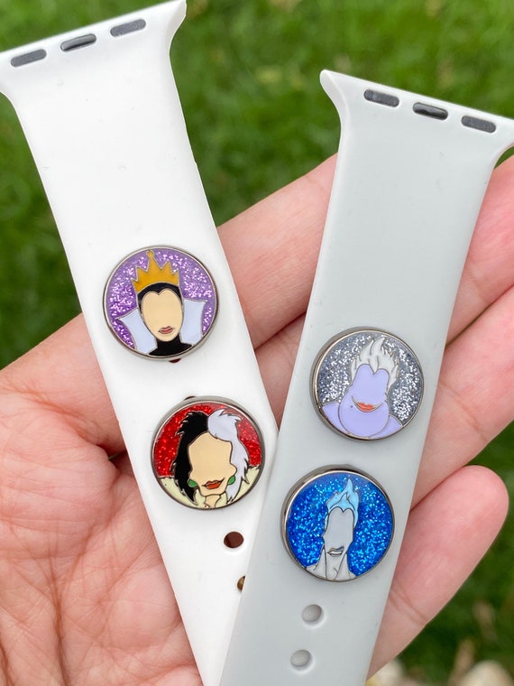 Villains pin and apple watch charm, watch accessories, band button , Halloween jewelry