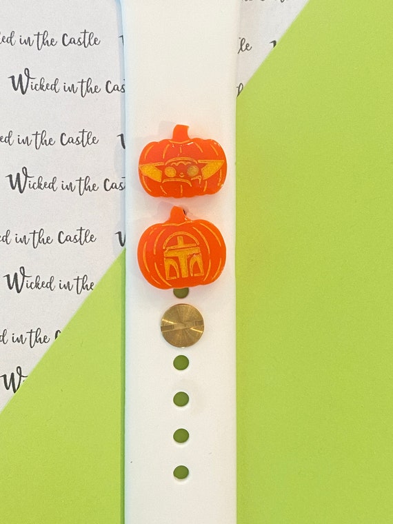 Pumpkin watch band charms