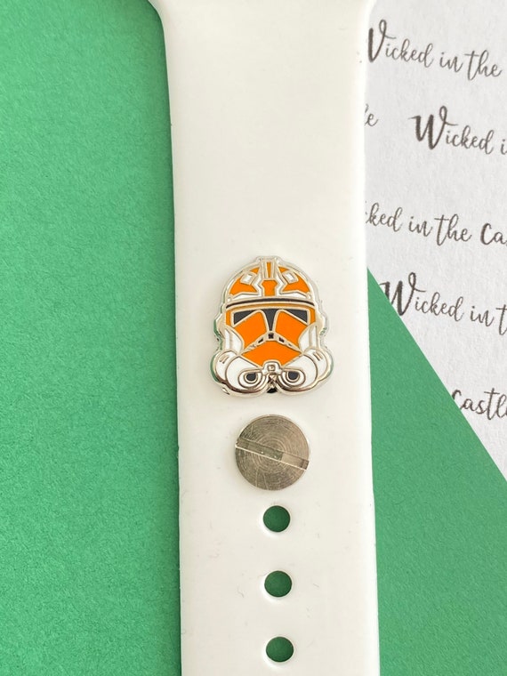 332nd Helmet with screw watch charm, Apple watch accessories, band button, apple watch charm, charm band