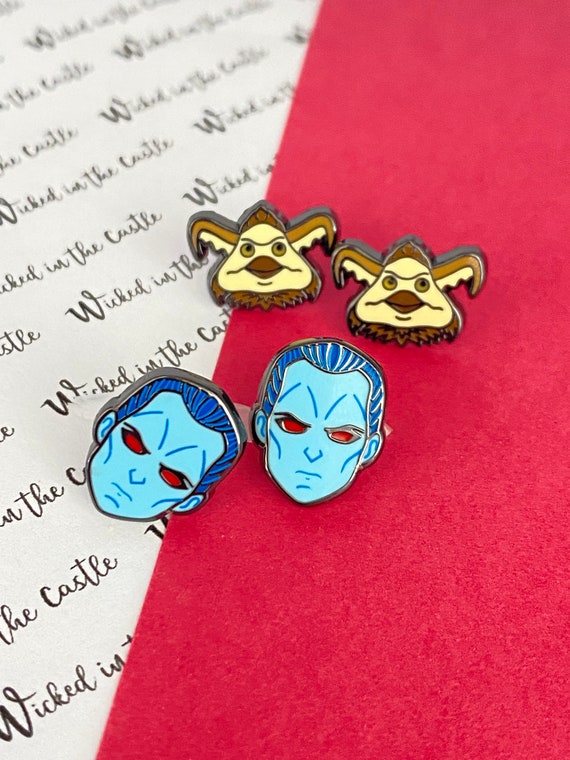Admiral, Galaxy monkey earrings, Stud earrings, hard enamel