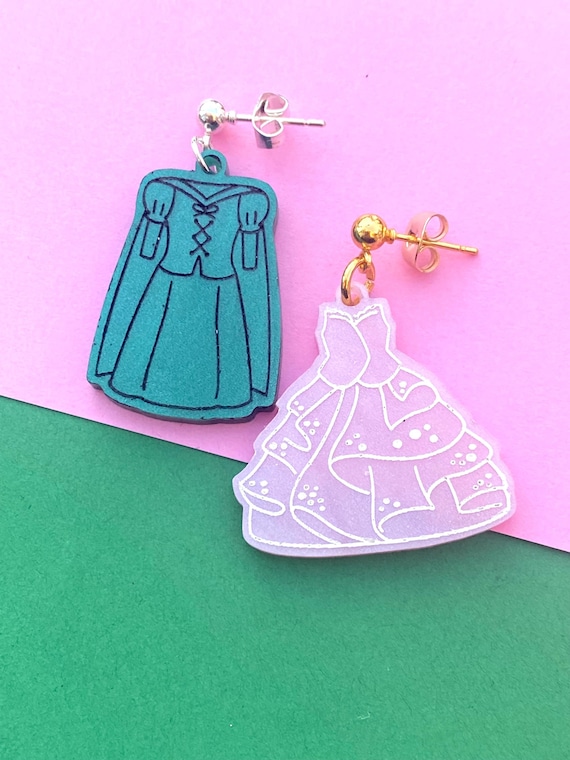 Bad and Good Witch dress earrings
