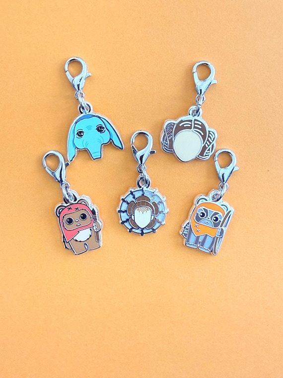 Charm Bracelet Dangle Purse Charm Clip On, Zipper Pull, Lobster Claw