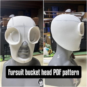 Fursuit Bucket Head Pattern *PDF DOWNLOAD*